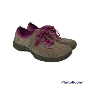 Dansko Sneakers Shoes Leather Suede Beige Size 40 Euro 9.5 US